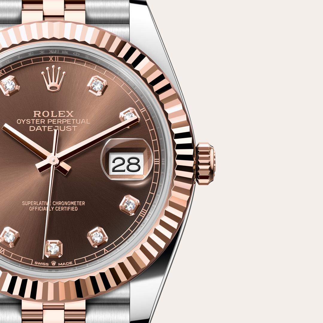 Rolex Datejust in Everose Rolesor - combination of Oystersteel and Everose gold, M126331-0004 - Orrs Jewelers