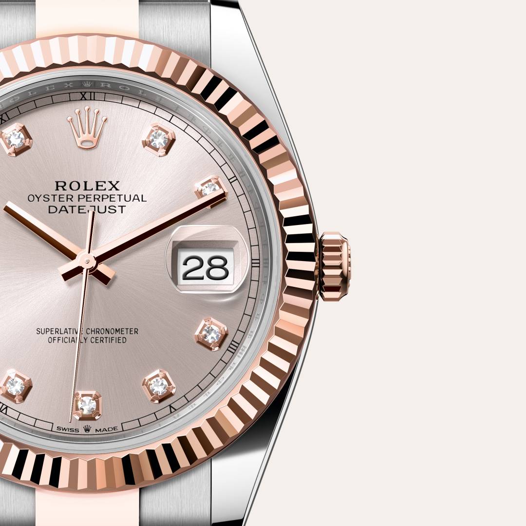 Rolex Datejust in Everose Rolesor - combination of Oystersteel and Everose gold, M126331-0007 - Meierotto Jewelers