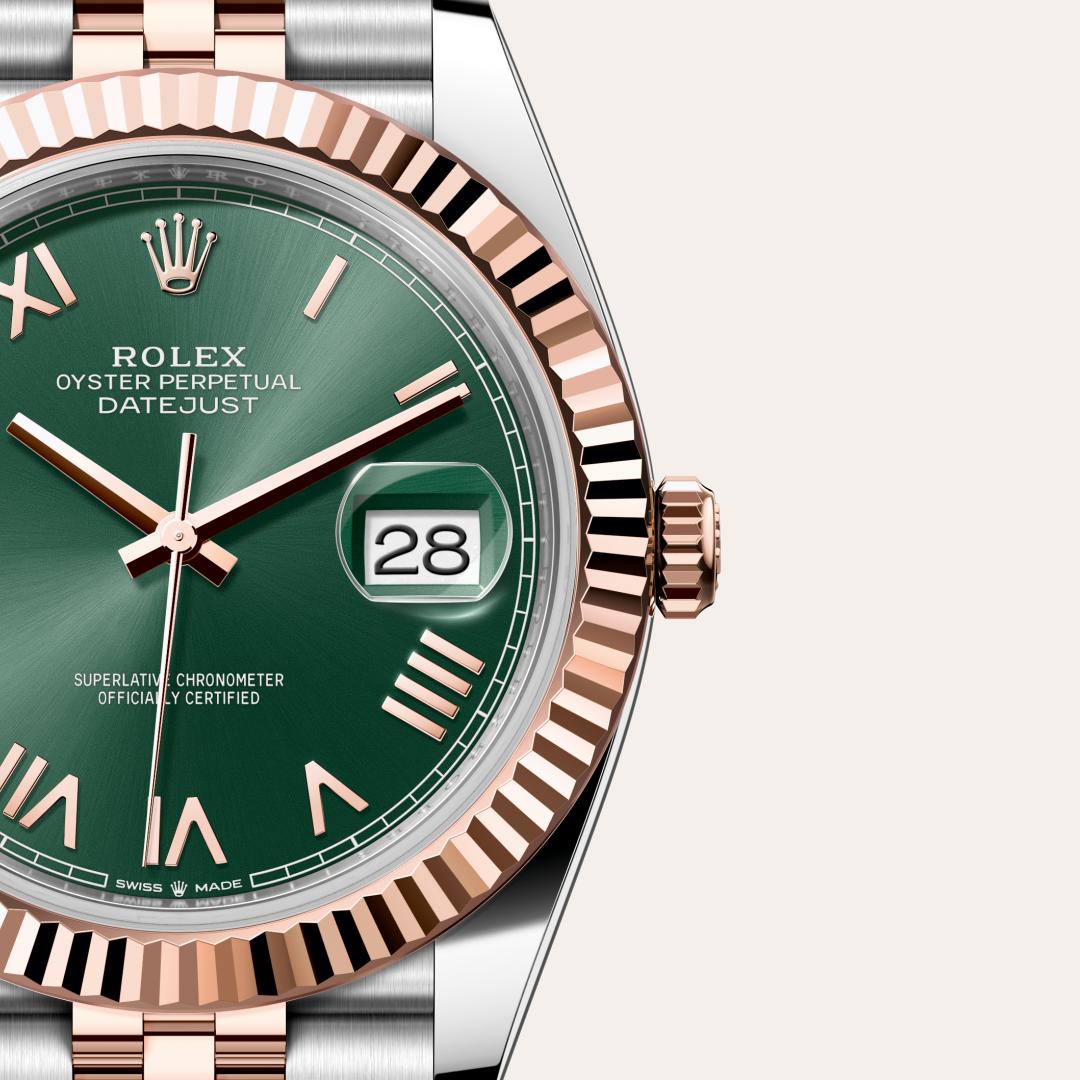 Rolex Datejust in Everose Rolesor - combination of Oystersteel and Everose gold, M126331-0022 - Clarkson Jewelers
