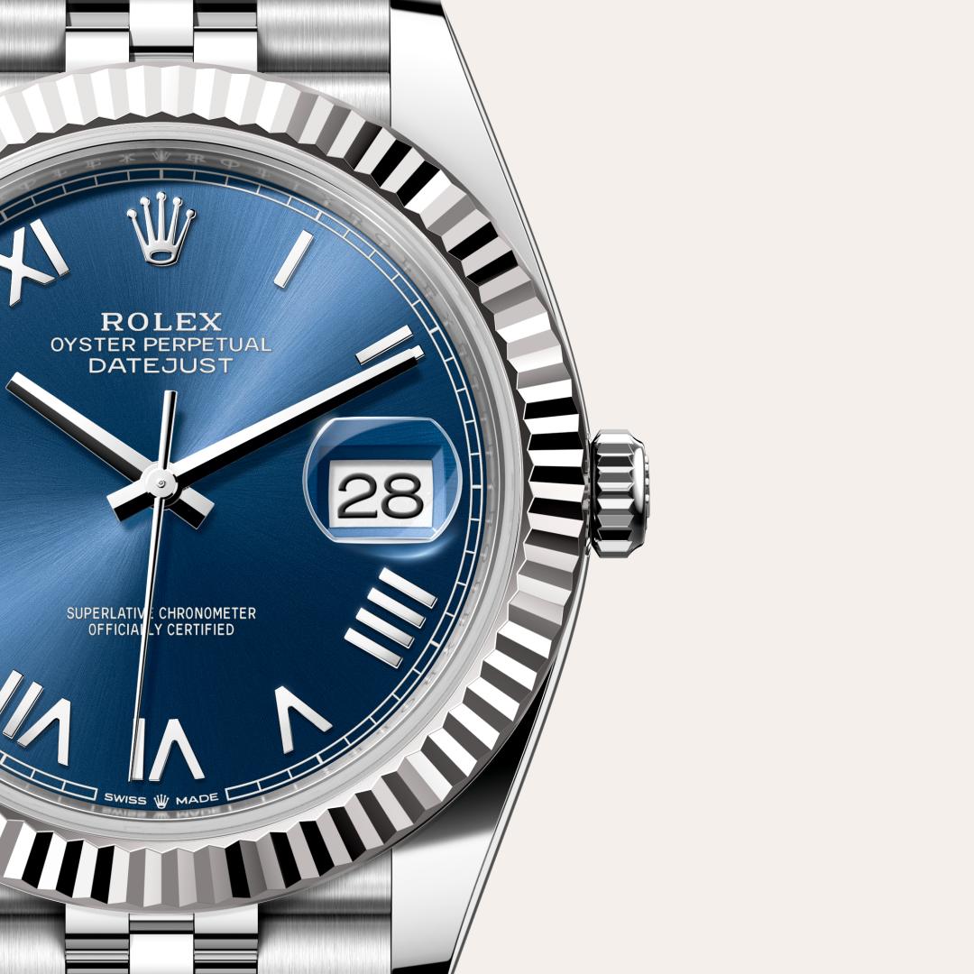 Rolex Datejust in White Rolesor - combination of Oystersteel and white gold, M126334-0038 - Orrs Jewelers