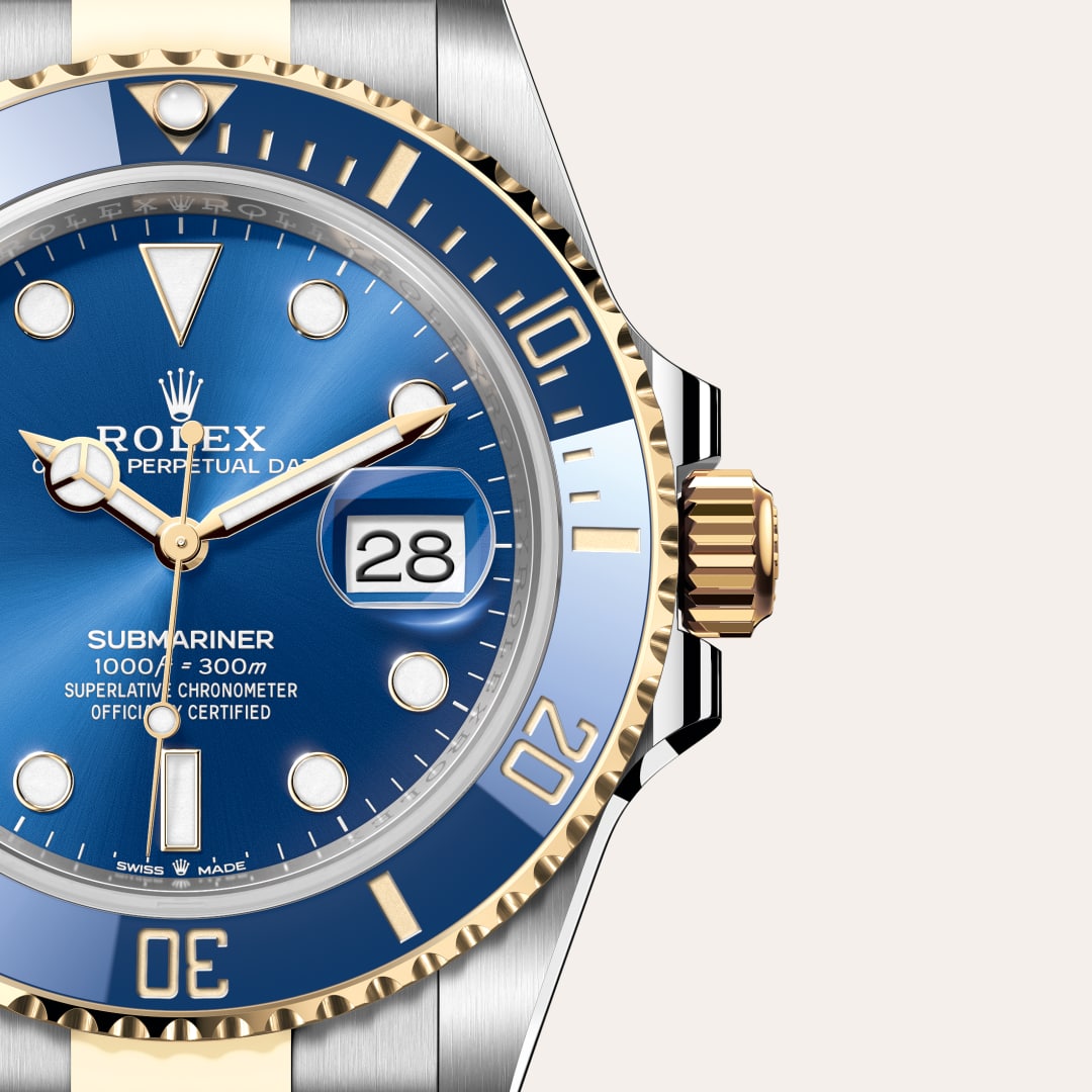 Rolex Submariner in Yellow Rolesor - combination of Oystersteel and yellow gold, M126613LB-0002 - Jewelers Trade Shop