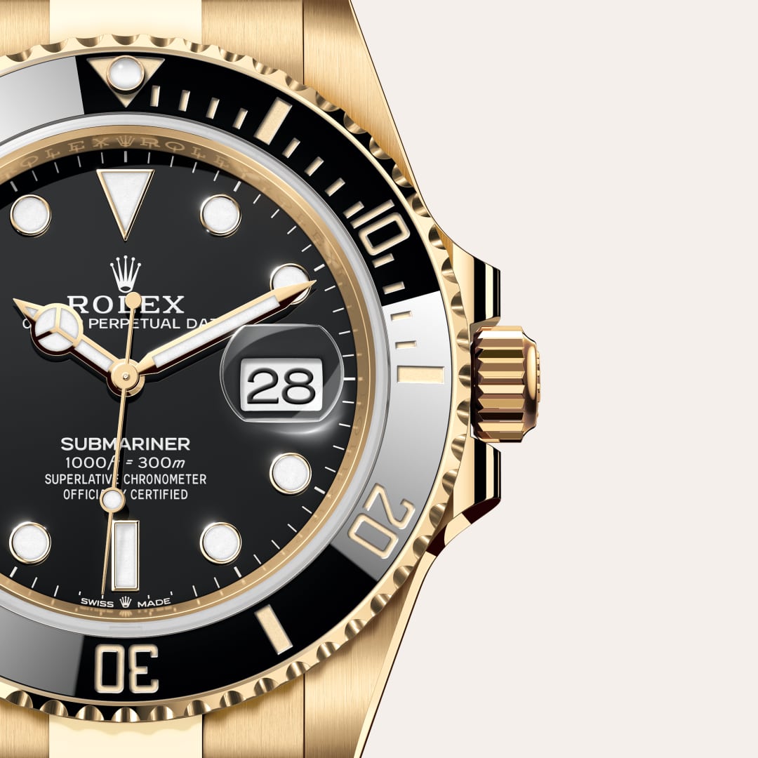 Rolex Submariner in 18 kt yellow gold, M126618LN-0002 - Meierotto Jewelers
