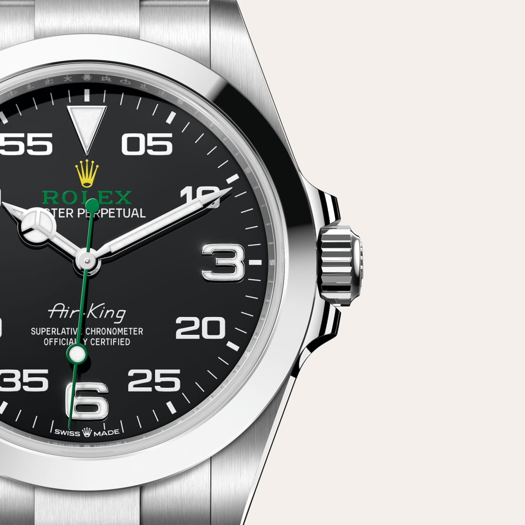 Rolex Air-King in Oystersteel, M126900-0001 - Clarkson Jewelers