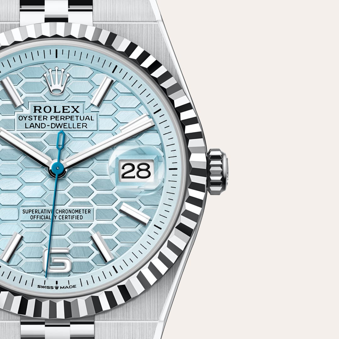 Rolex Land-Dweller in Platinum, M127336-0001 - Blakemans Jewelry