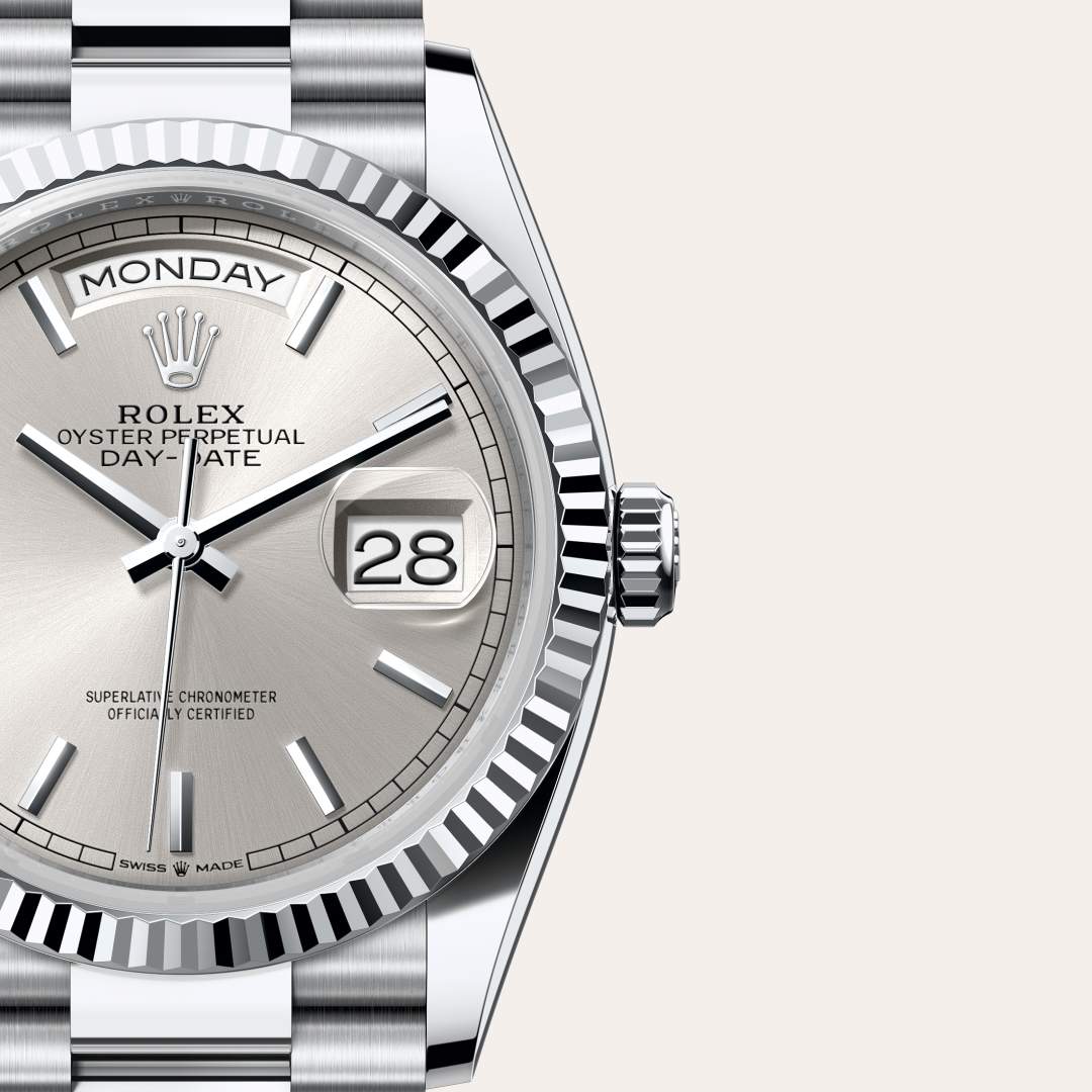 Rolex Day-Date in Platinum, M128236-0001 - Meierotto Jewelers