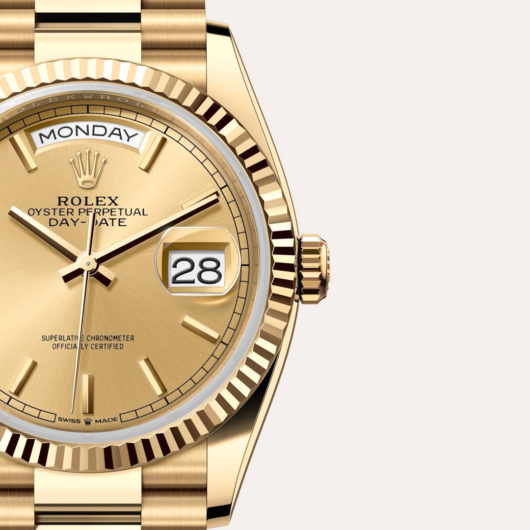 Rolex Day-Date in 18 kt yellow gold, M128238-0045 - Meierotto Jewelers