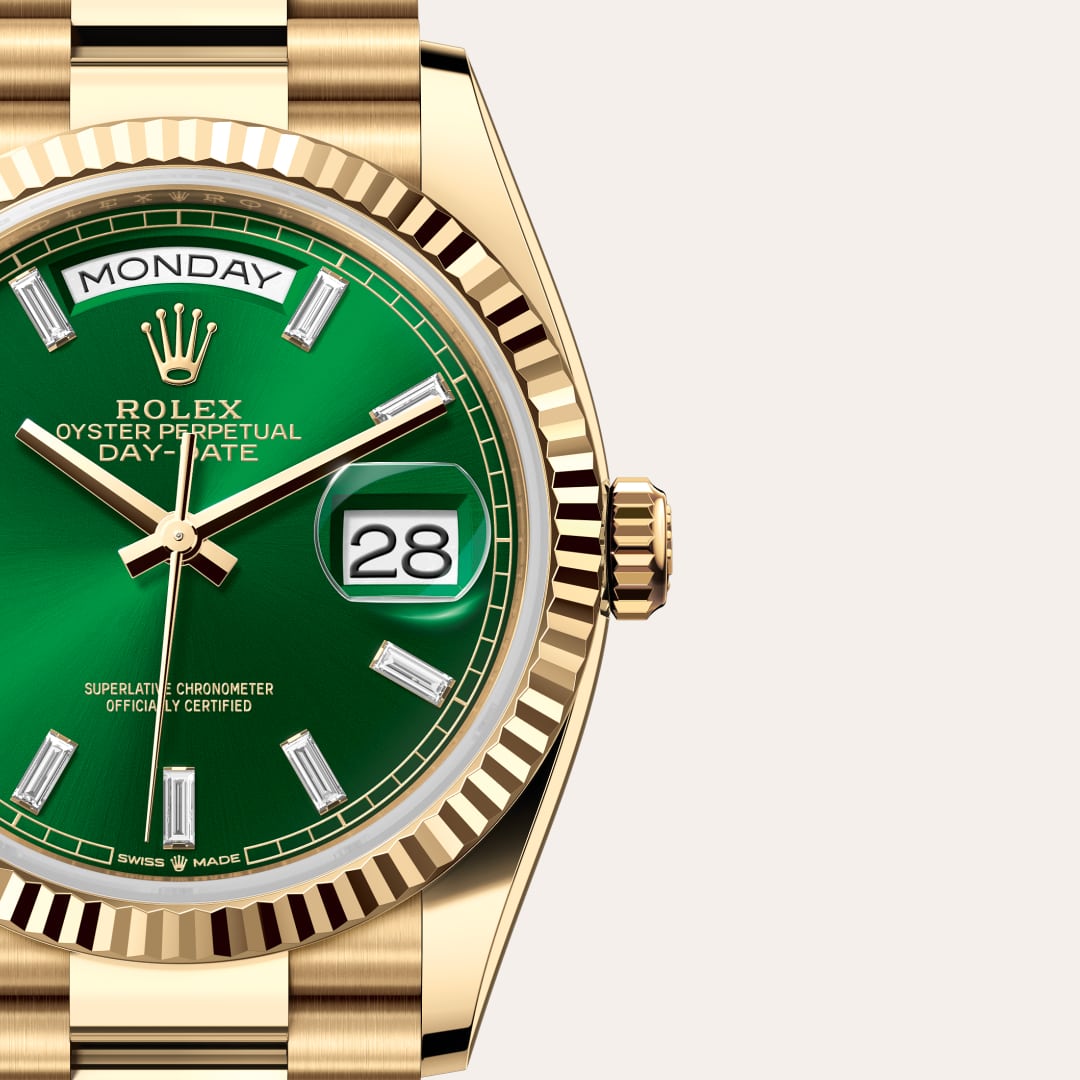 Rolex Day-Date in 18 kt yellow gold, M128238-0130 - Orrs Jewelers