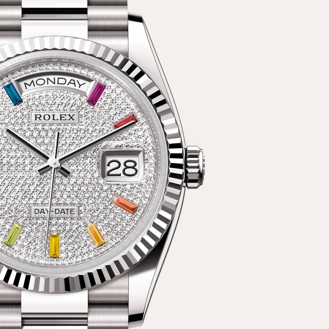 Rolex Day-Date in 18 kt white gold, M128239-0019 - Orrs Jewelers