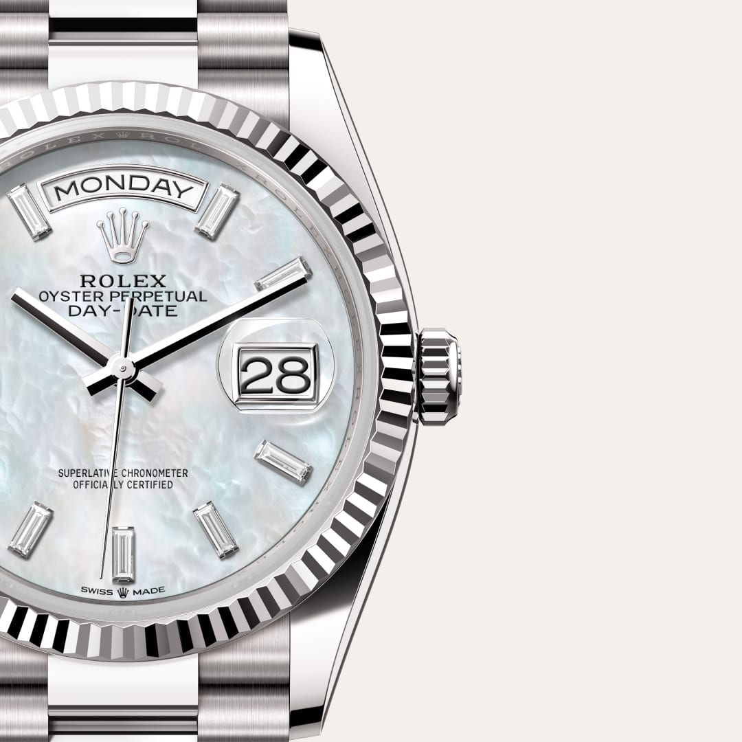 Rolex Day-Date in 18 kt white gold, M128239-0065 - Richter & Phillips