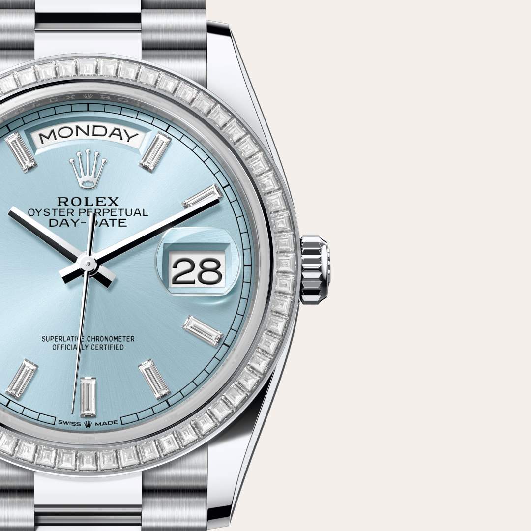 Rolex Day-Date in Platinum, M128396TBR-0003 - Orrs Jewelers