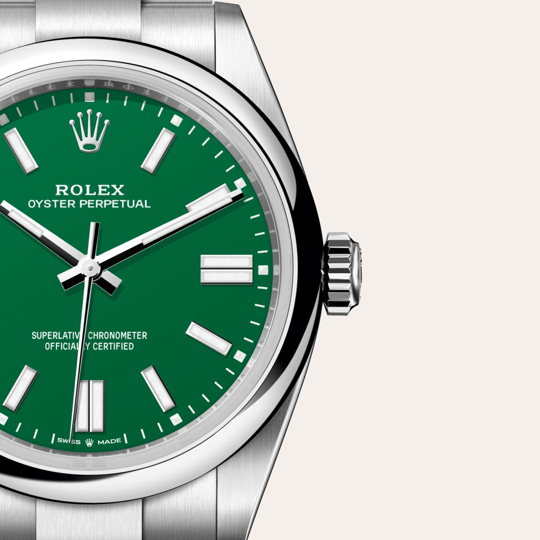 Rolex Oyster Perpetual in Oystersteel, M134300-0004 - Blakemans Jewelry