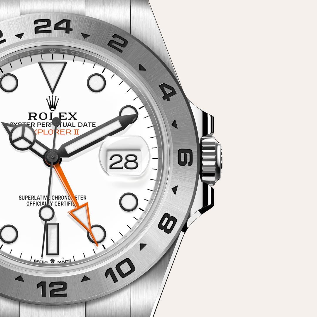 Rolex Explorer II in Oystersteel, M226570-0001 - Meierotto Jewelers