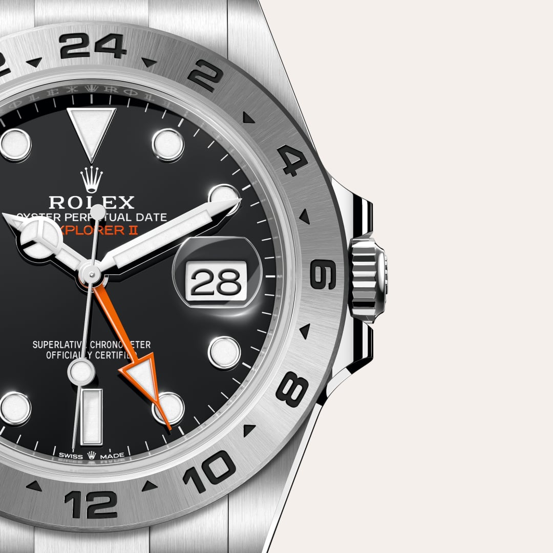 Rolex Explorer II in Oystersteel, M226570-0002 - Little Switzerland