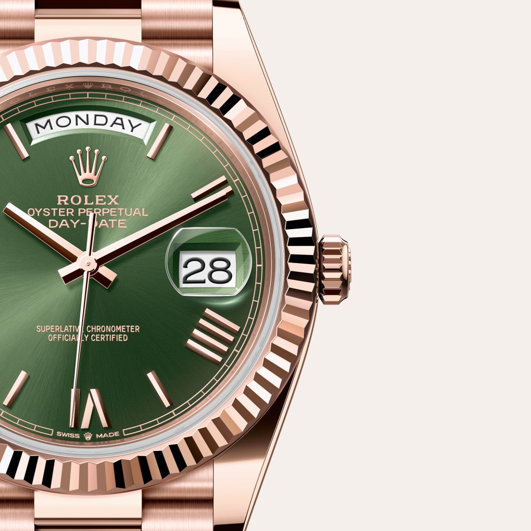 Rolex Day-Date in 18 kt Everose gold, M228235-0025 - Walters & Hogsett