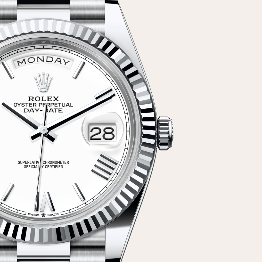 Rolex Day-Date in Platinum, M228236-0010 - Lenox Jewelers
