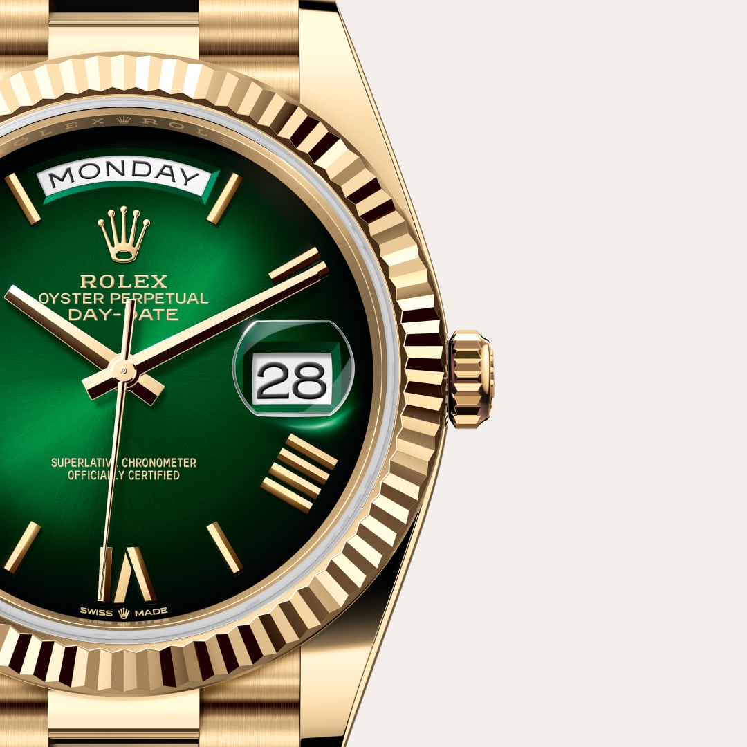 Rolex Day-Date in 18 kt yellow gold, M228238-0069 - Meierotto Jewelers