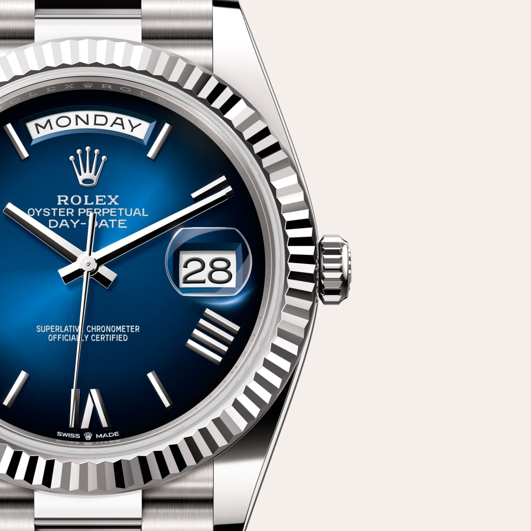 Rolex Day-Date in 18 kt white gold, M228239-0076 - Walters & Hogsett