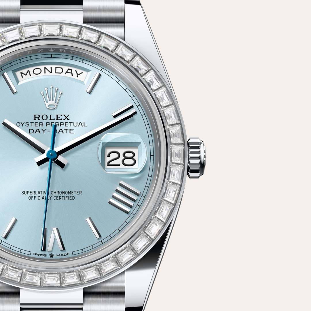 Rolex Day-Date in Platinum, M228396TBR-0030 - Schiffman's Jewelers