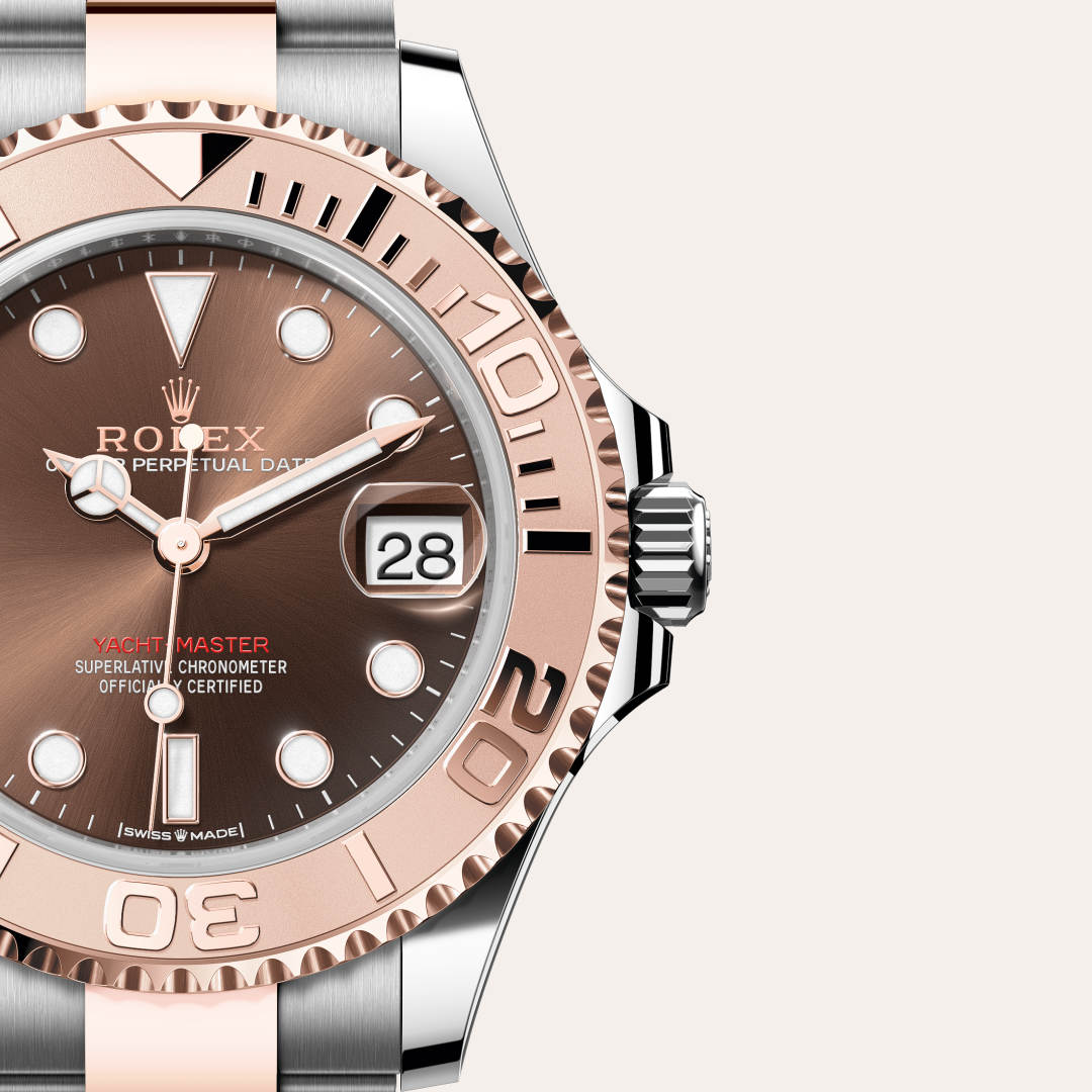 Rolex Yacht-Master in Everose Rolesor - combination of Oystersteel and Everose gold, M268621-0003 - Blakemans Jewelry