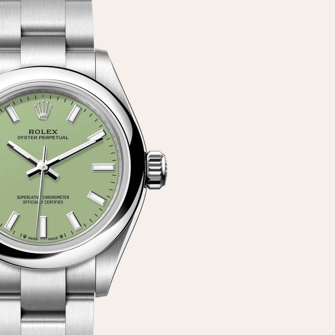 Rolex Oyster Perpetual in Oystersteel, M276200-0006 - Little Switzerland