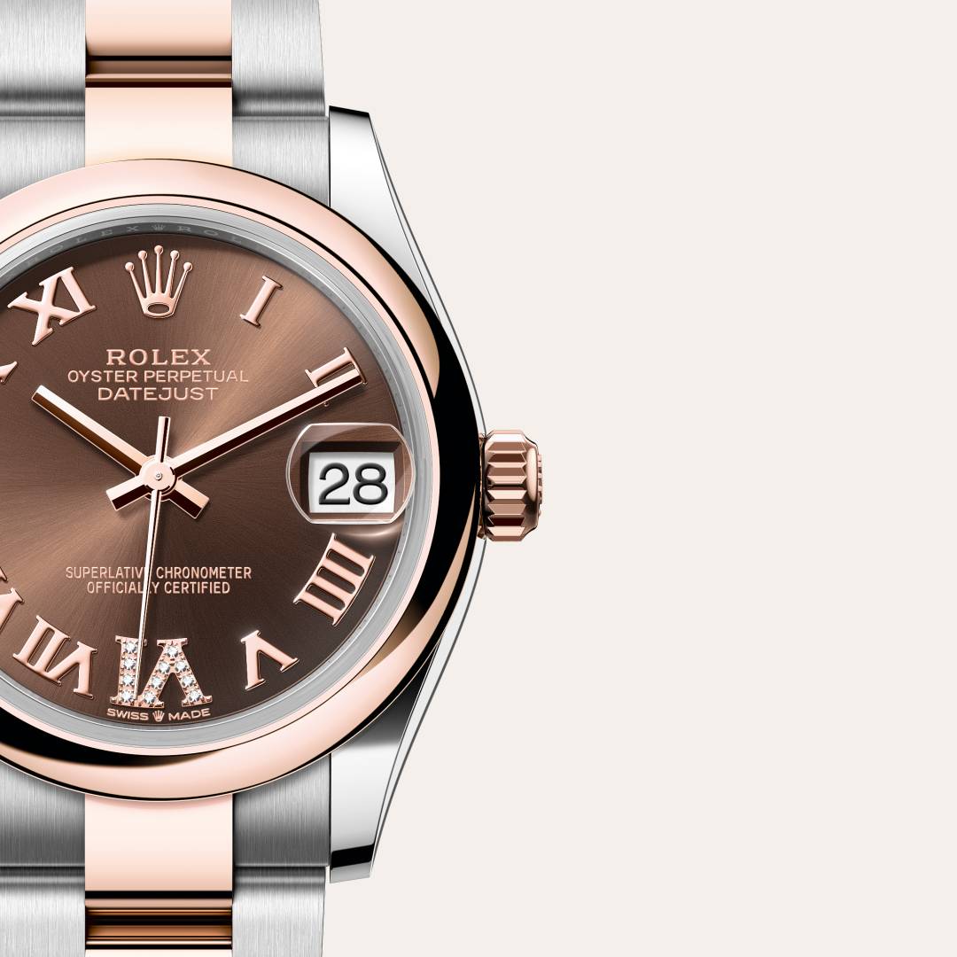 Rolex Datejust in Everose Rolesor - combination of Oystersteel and Everose gold, M278241-0003 - Richter & Phillips