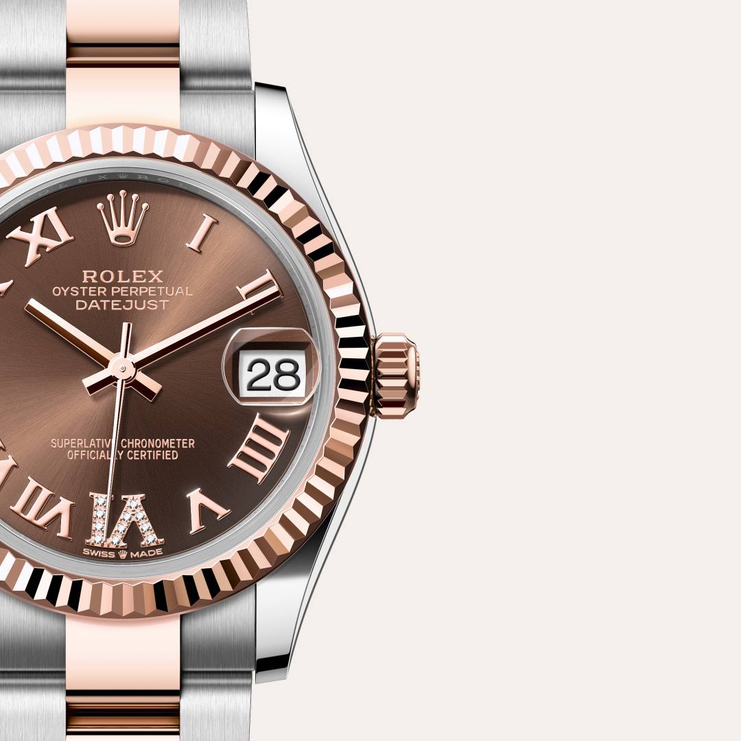 Rolex Datejust in Everose Rolesor - combination of Oystersteel and Everose gold, M278271-0003 - Richter & Phillips