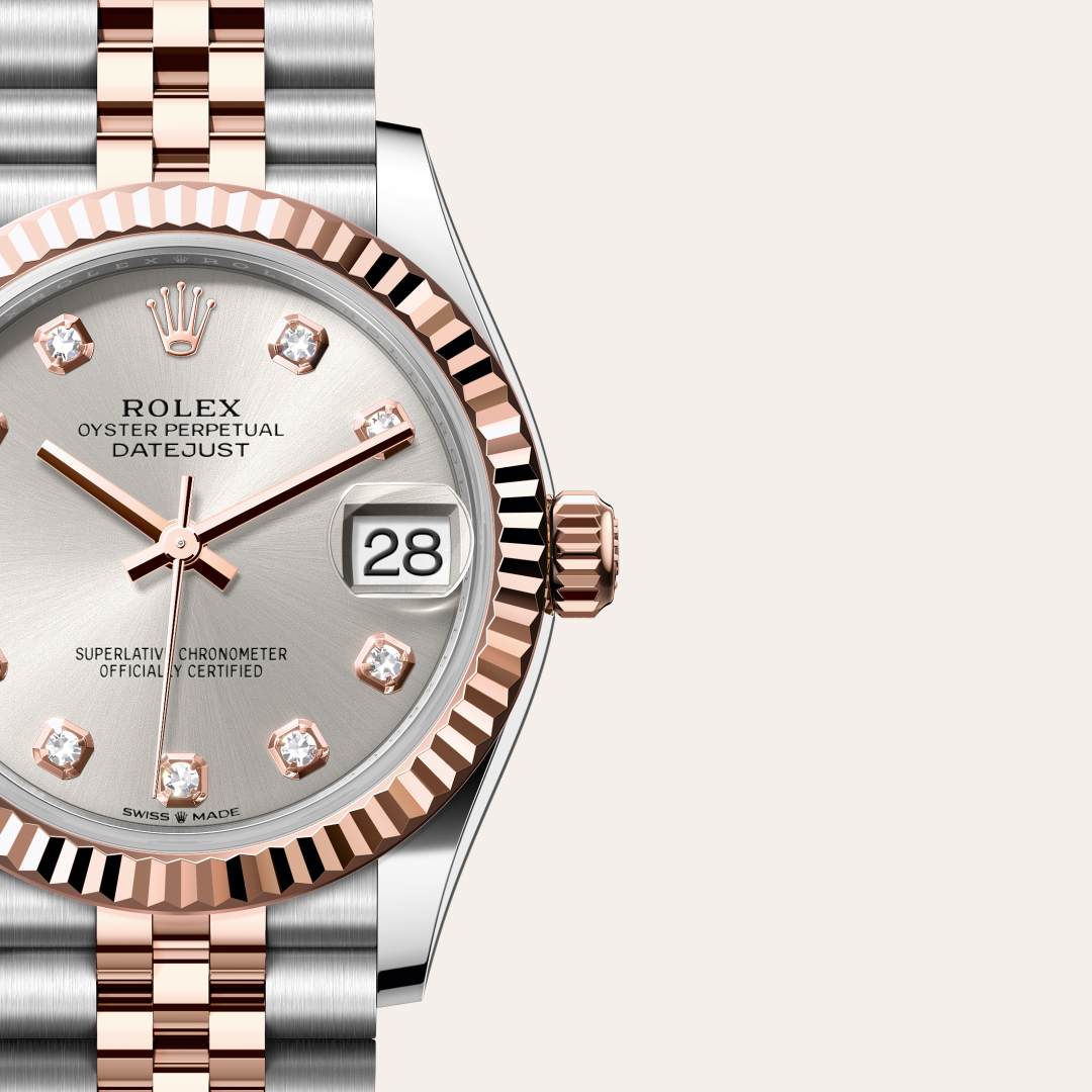 Rolex Datejust in Everose Rolesor - combination of Oystersteel and Everose gold, M278271-0016 - Blakemans Jewelry