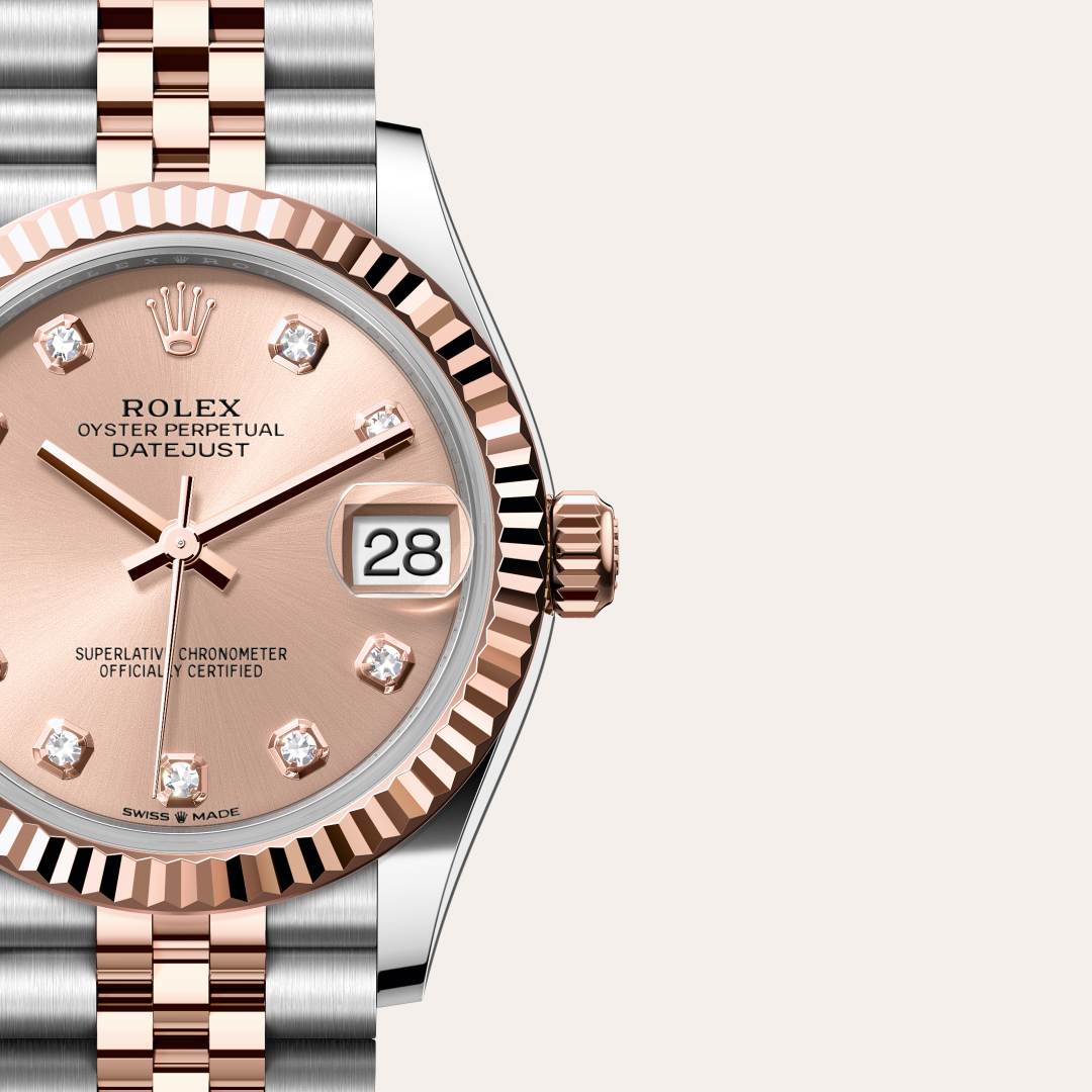 Rolex Datejust in Everose Rolesor - combination of Oystersteel and Everose gold, M278271-0024 - Walters & Hogsett
