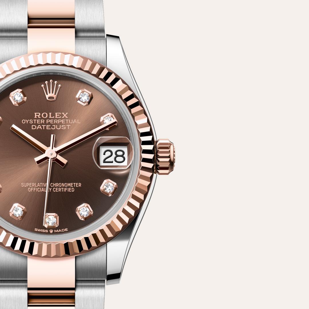 Rolex Datejust in Everose Rolesor - combination of Oystersteel and Everose gold, M278271-0027 - Blakemans Jewelry