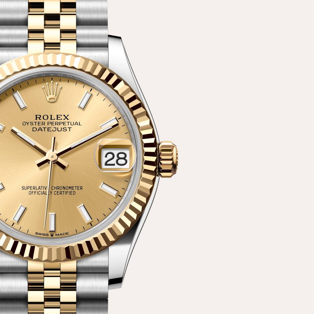 Rolex Datejust in Yellow Rolesor - combination of Oystersteel and yellow gold, M278273-0014 - Little Switzerland