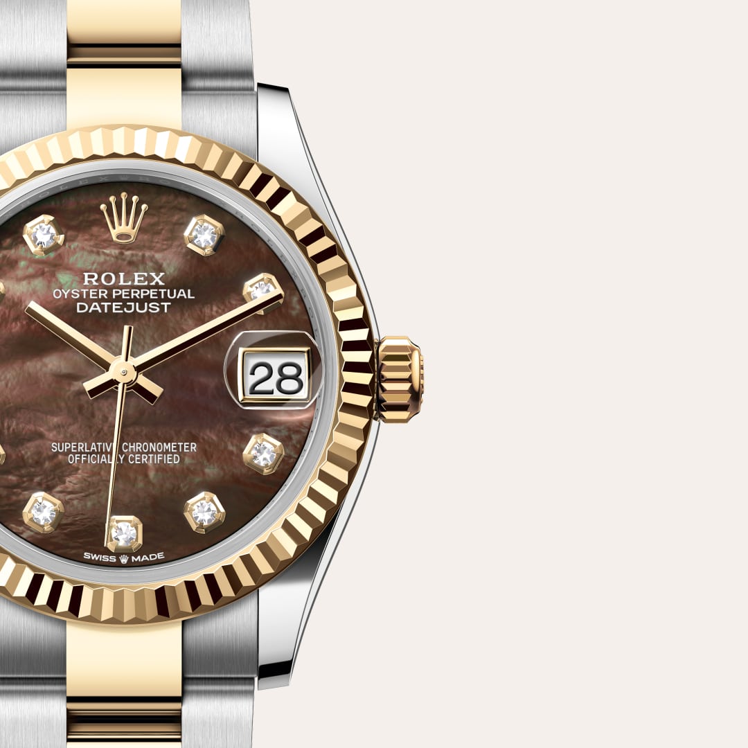 Rolex Datejust in Yellow Rolesor - combination of Oystersteel and yellow gold, M278273-0023 - Lenox Jewelers