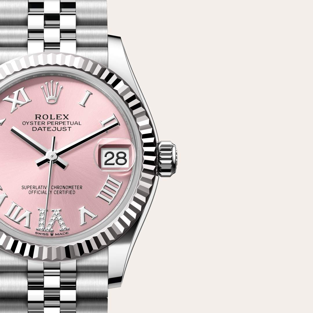 Rolex Datejust in White Rolesor - combination of Oystersteel and white gold, M278274-0024 - Orrs Jewelers