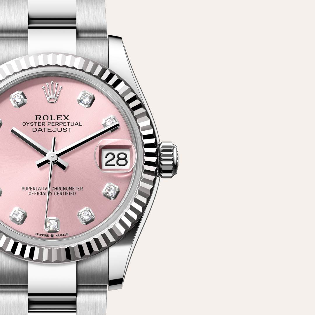 Rolex Datejust in White Rolesor - combination of Oystersteel and white gold, M278274-0031 - Blakemans Jewelry