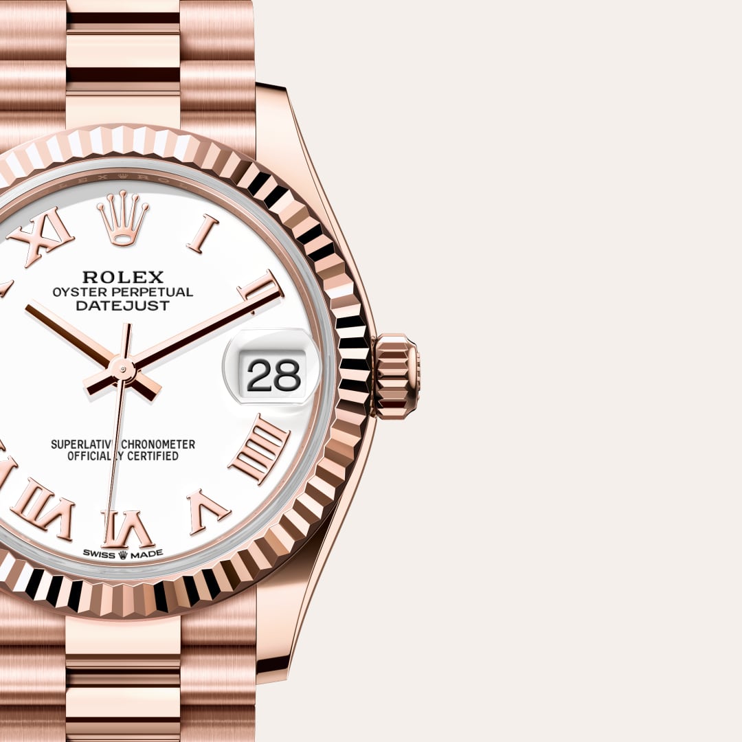 Rolex Datejust in 18 kt Everose gold, M278275-0019 - Clarkson Jewelers