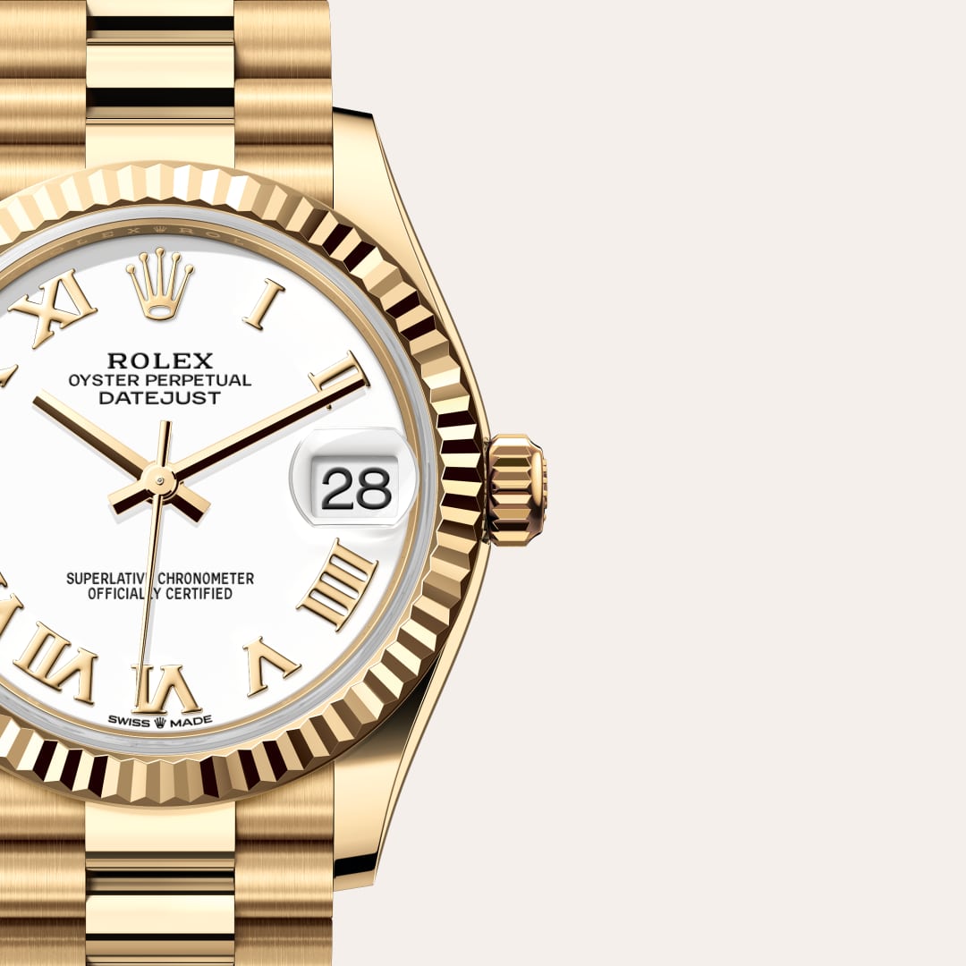 Rolex Datejust in 18 kt yellow gold, M278278-0020 - Orrs Jewelers