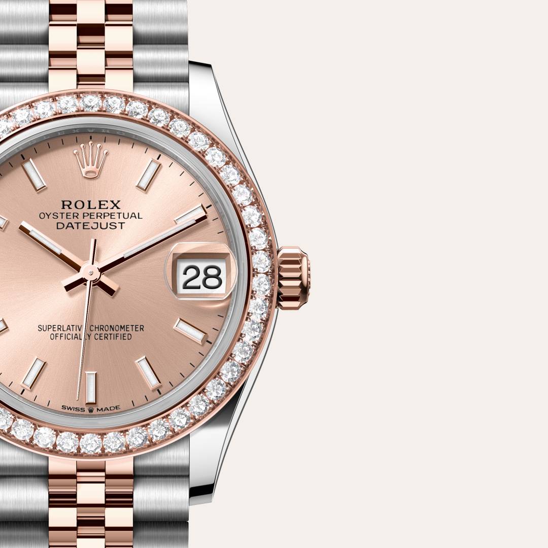 Rolex Datejust in Everose Rolesor - combination of Oystersteel and Everose gold, M278381RBR-0010 - Meierotto Jewelers