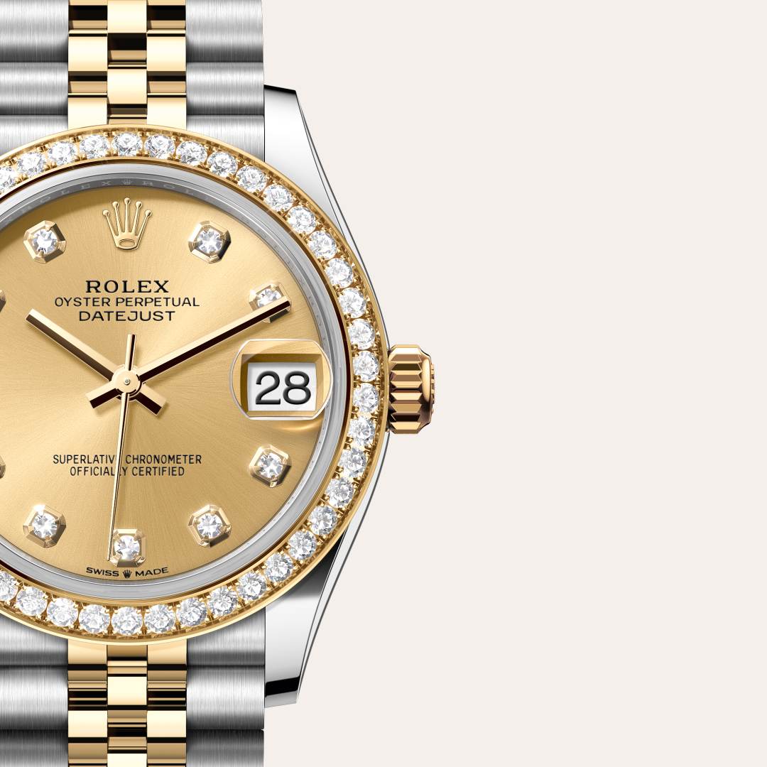 Rolex Datejust in Yellow Rolesor - combination of Oystersteel and yellow gold, M278383RBR-0026 - Meierotto Jewelers