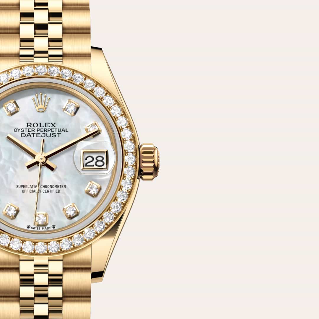 Rolex Lady-Datejust in 18 kt yellow gold, M279138RBR-0016 - Meierotto Jewelers