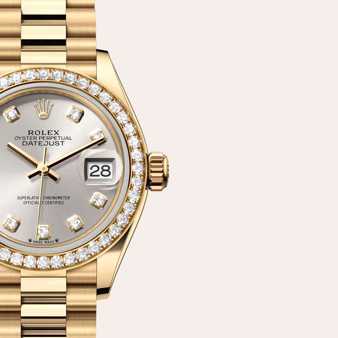 Rolex Lady-Datejust in 18 kt yellow gold, M279138RBR-0019 - Clarkson Jewelers