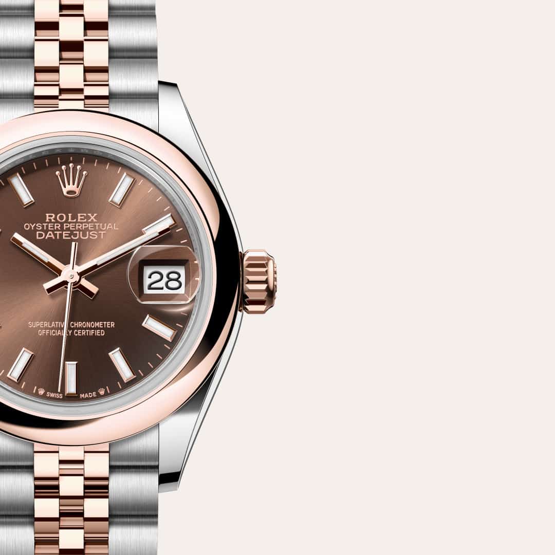 Rolex Lady-Datejust in Everose Rolesor - combination of Oystersteel and Everose gold, M279161-0017 - Little Switzerland