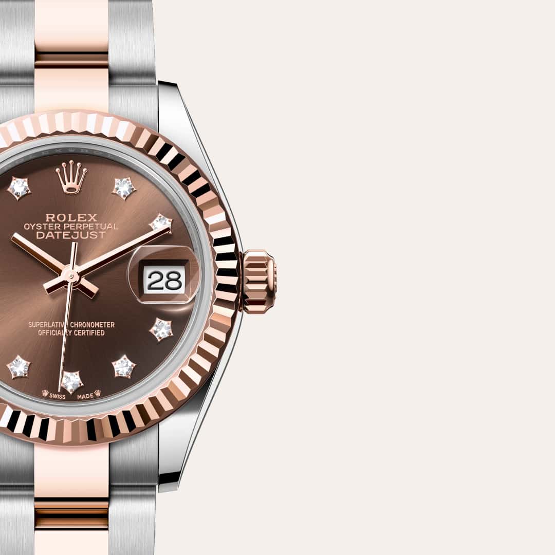 Rolex Lady-Datejust in Everose Rolesor - combination of Oystersteel and Everose gold, M279171-0004 - Blakemans Jewelry