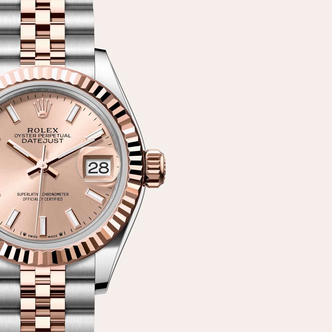 Rolex Lady-Datejust in Everose Rolesor - combination of Oystersteel and Everose gold, M279171-0023 - Orrs Jewelers