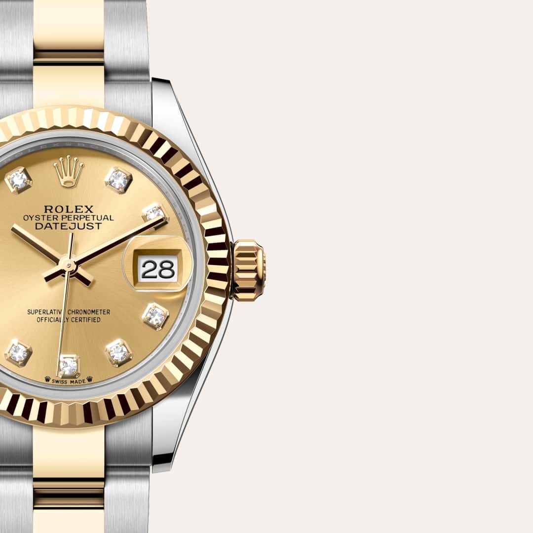 Rolex Lady-Datejust in Yellow Rolesor - combination of Oystersteel and yellow gold, M279173-0012 - Walters & Hogsett