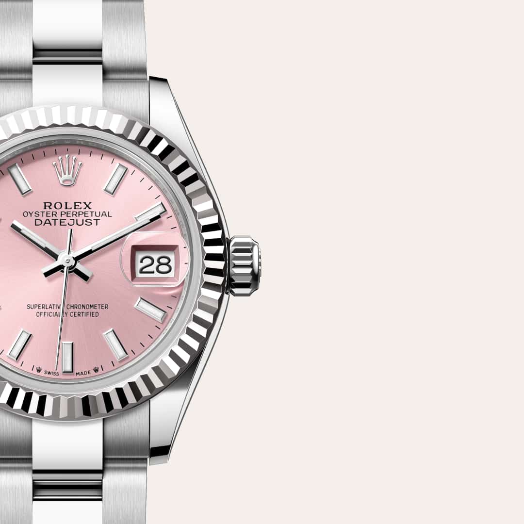Rolex Lady-Datejust in White Rolesor - combination of Oystersteel and white gold, M279174-0002 - Walters & Hogsett