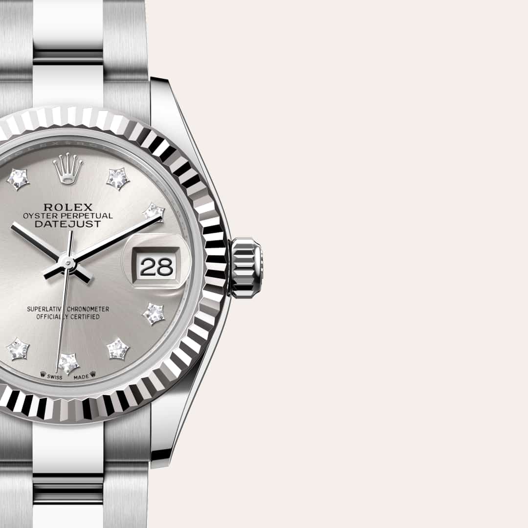 Rolex Lady-Datejust in White Rolesor - combination of Oystersteel and white gold, M279174-0022 - Richter & Phillips