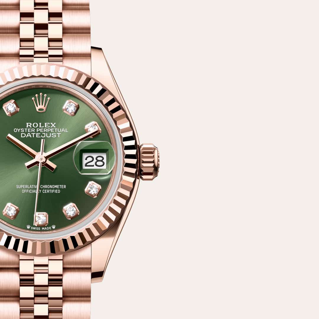 Rolex Lady-Datejust in 18 kt Everose gold, M279175-0013 - Walters & Hogsett
