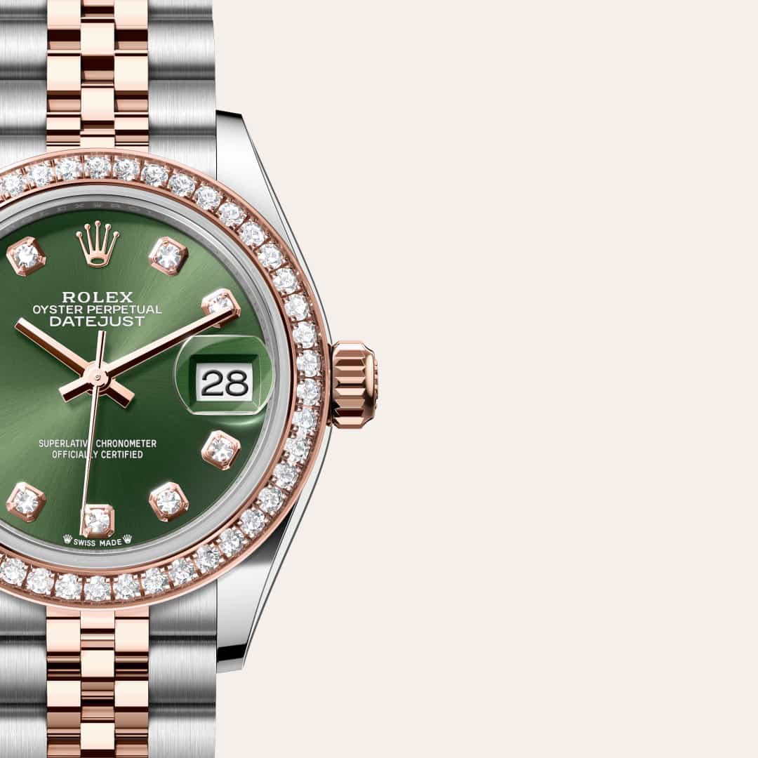 Rolex Lady-Datejust in Everose Rolesor - combination of Oystersteel and Everose gold, M279381RBR-0007 - Lenox Jewelers
