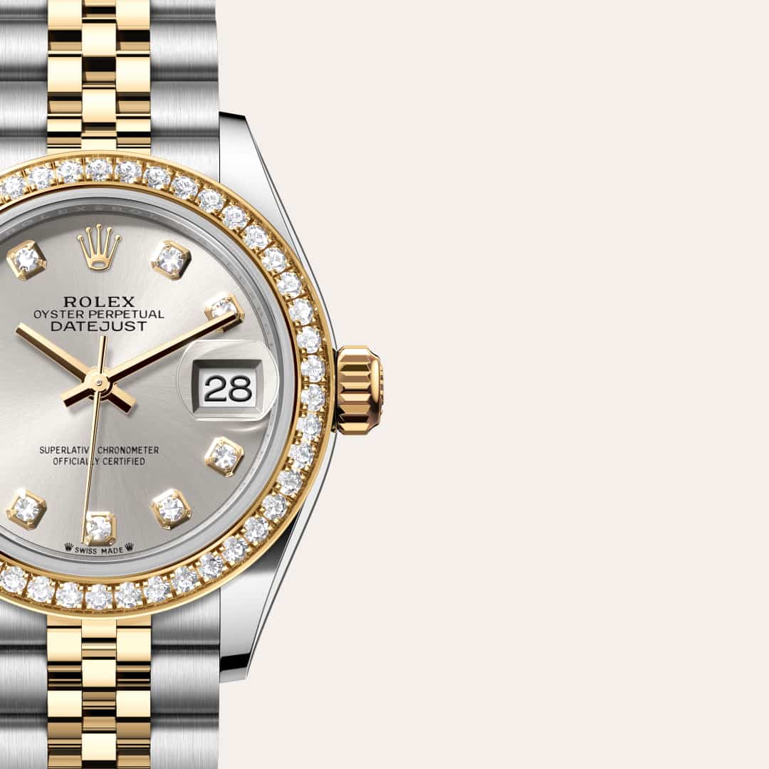 Rolex Lady-Datejust in Yellow Rolesor - combination of Oystersteel and yellow gold, M279383RBR-0007 - Clarkson Jewelers