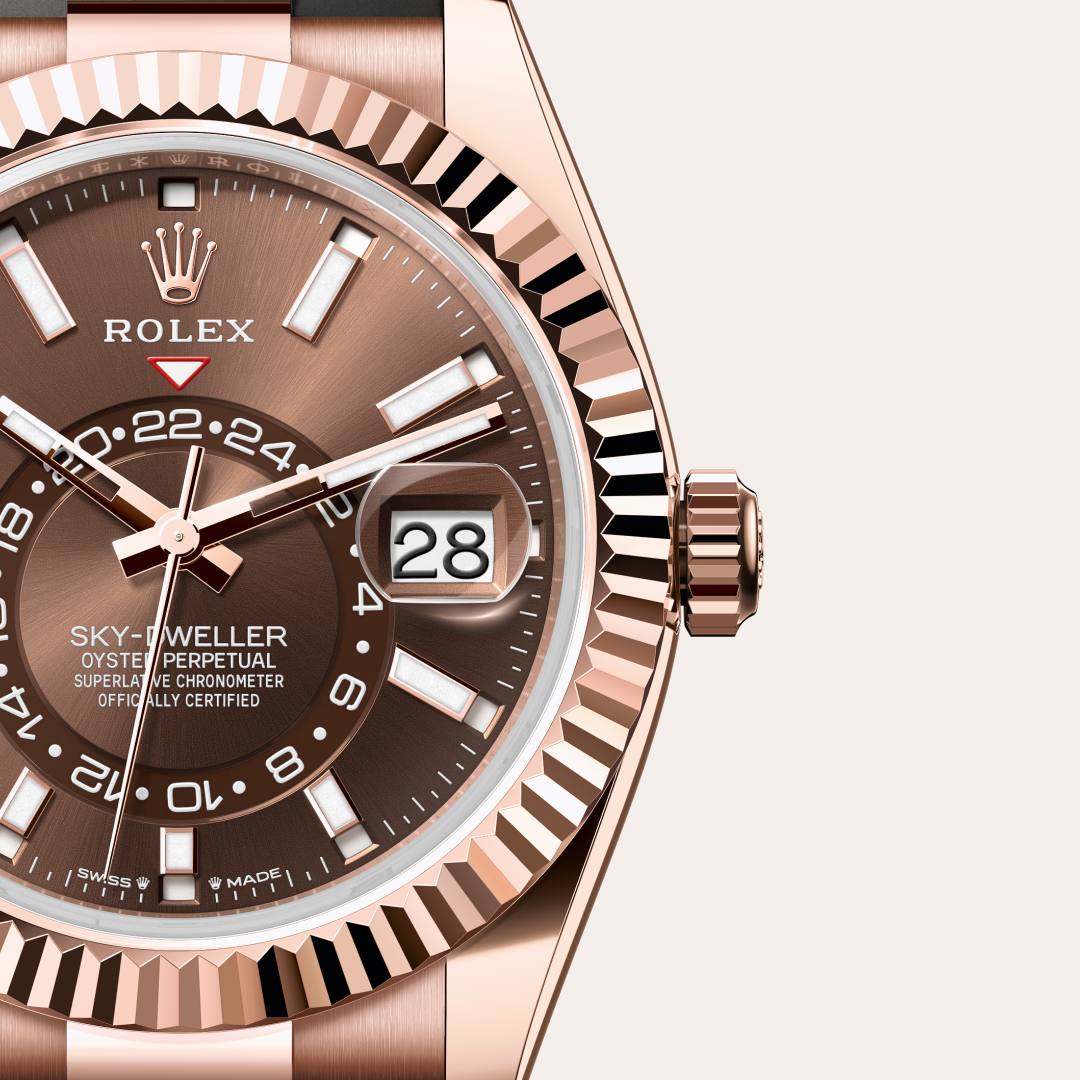 Rolex Sky-Dweller in 18 kt Everose gold, M336235-0002 - Little Switzerland
