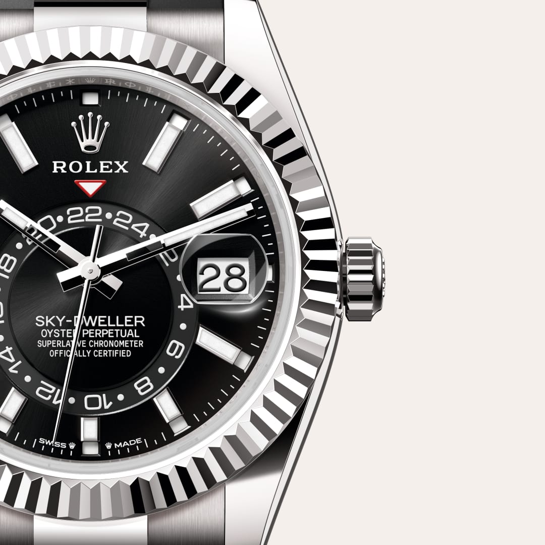 Rolex Sky-Dweller in 18 kt white gold, M336239-0002 - Meierotto Jewelers